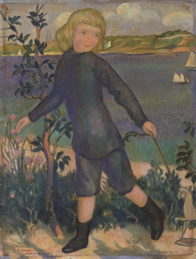 Joel with a Wooden Horse at Perros, c.1896 by Maurice Denis